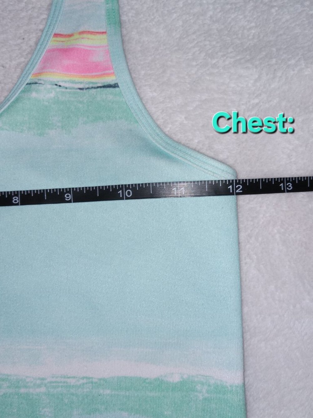 ivivva by Lululemon Tank Top Girls 10 Multicolor Stripe Racerback Athletic Yoga - Picture 9 of 10